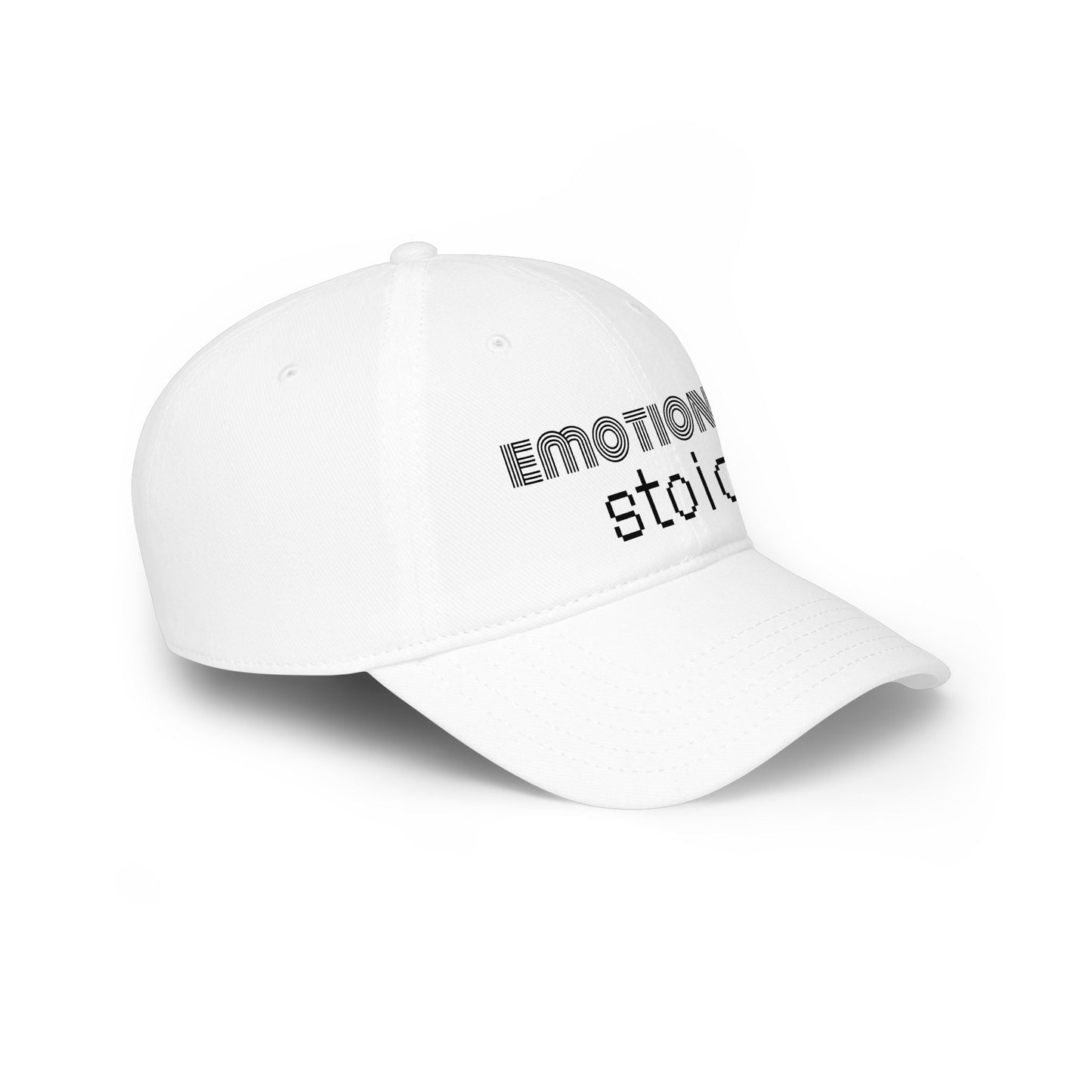 Emotional Stoic Baseball Cap – Minimalist Mental Health Statement Hat