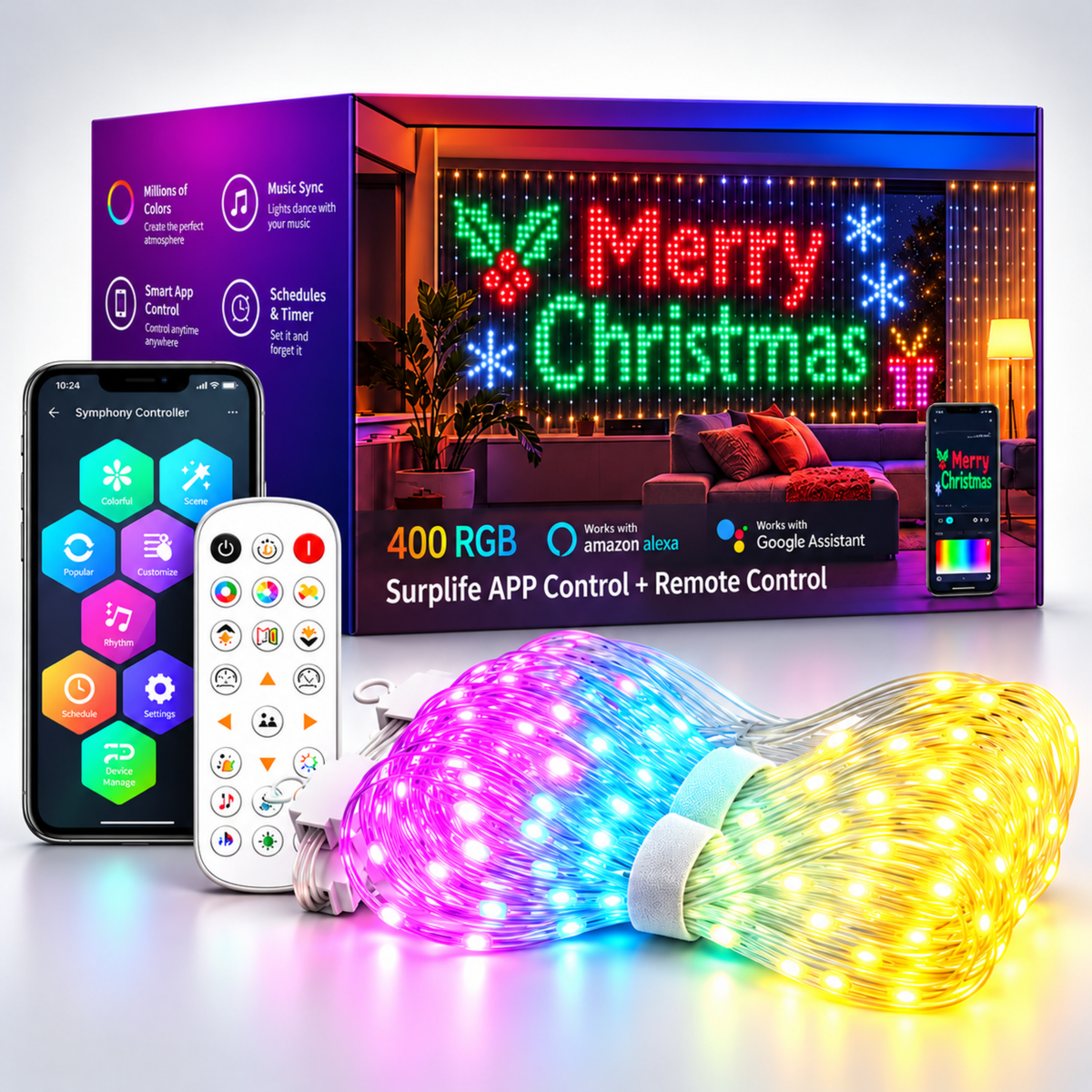 TopSpire®Smart Animated Christmas Lights