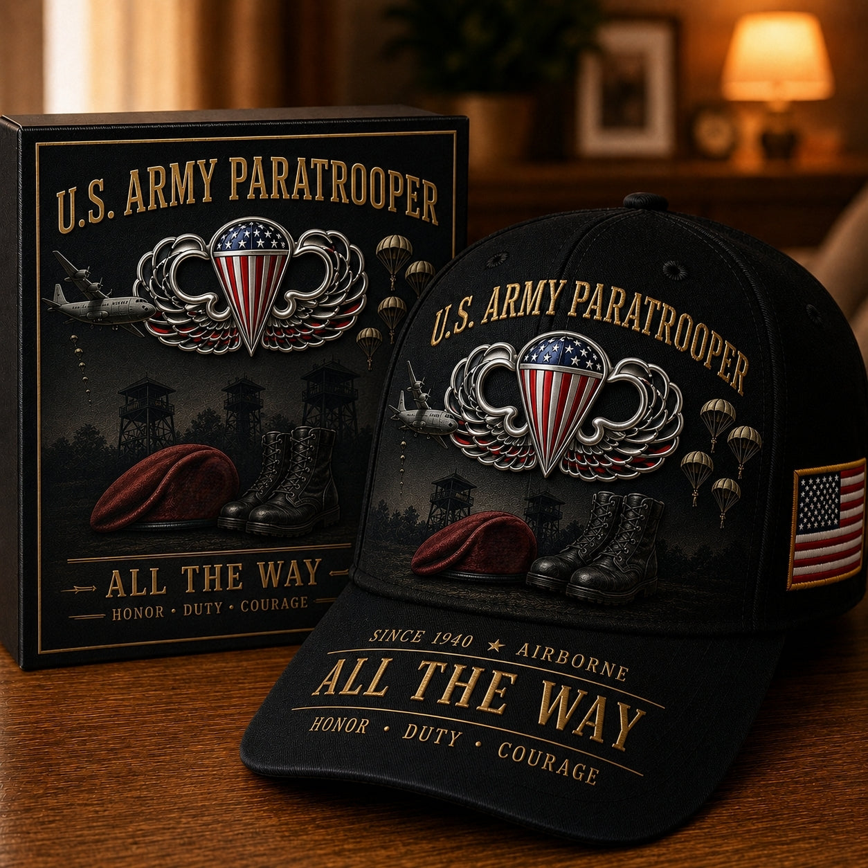 U.S. Navy Shellback Old Salt Cap 🎁 Free Double-Sided Honor Coin With Every Cap Purchase