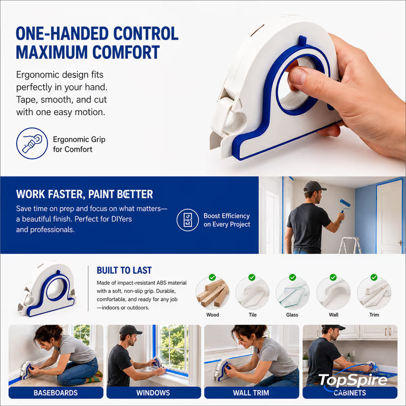 TopSpire®High-efficiency Painter Masking Tape Applicator