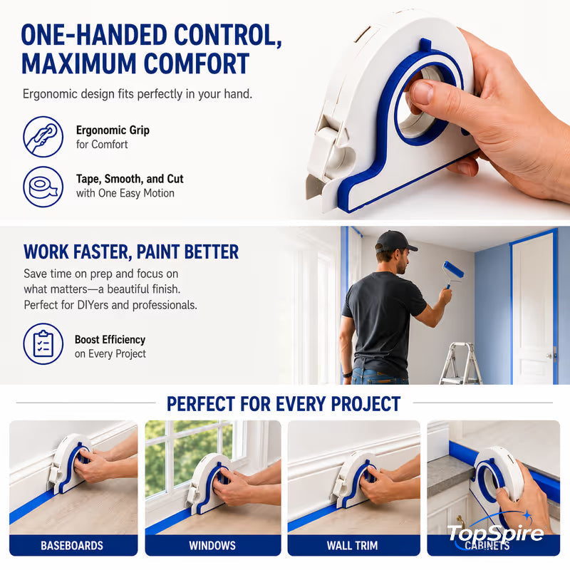 TopSpire®High-efficiency Painter Masking Tape Applicator