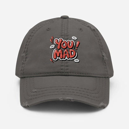 DUO MODERN "You Mad" Distressed Cap
