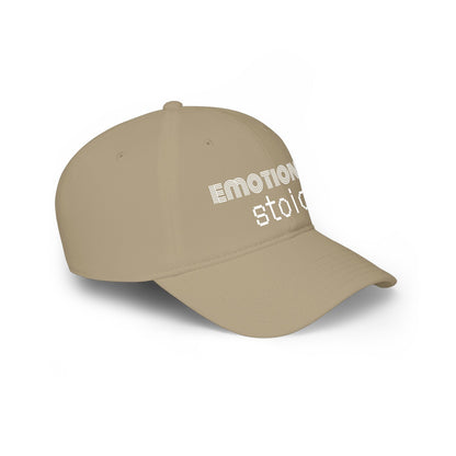 Emotional Stoic Baseball Cap – Minimalist Mental Health Statement Hat