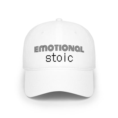 Emotional Stoic Baseball Cap – Minimalist Mental Health Statement Hat