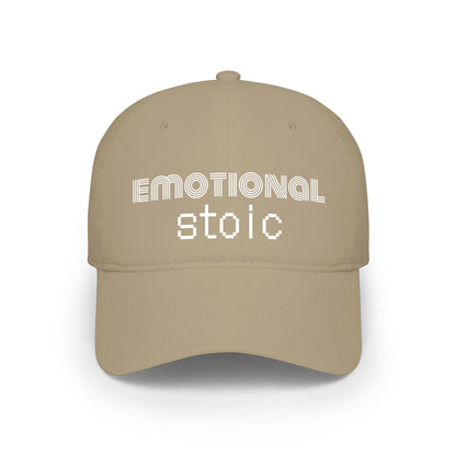 Emotional Stoic Baseball Cap – Minimalist Mental Health Statement Hat