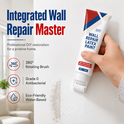 🥳2026 HOT SALE🥳56% OFF!💞TopSpire® All-in-One Wall Repair Paste with Roller Brush