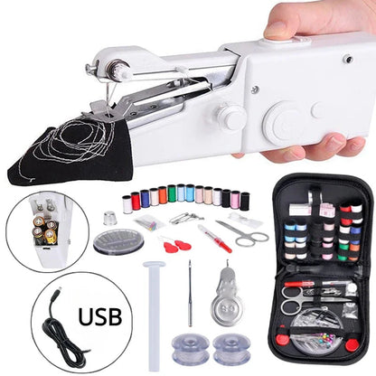 Handy Palm-Size Sewing Machine Kit 🧵✨ (DIY Friendly)🧸