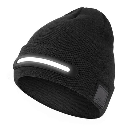 Bluetooth Beanie with LED Light – USB-C Rechargeable Smart Music Hat