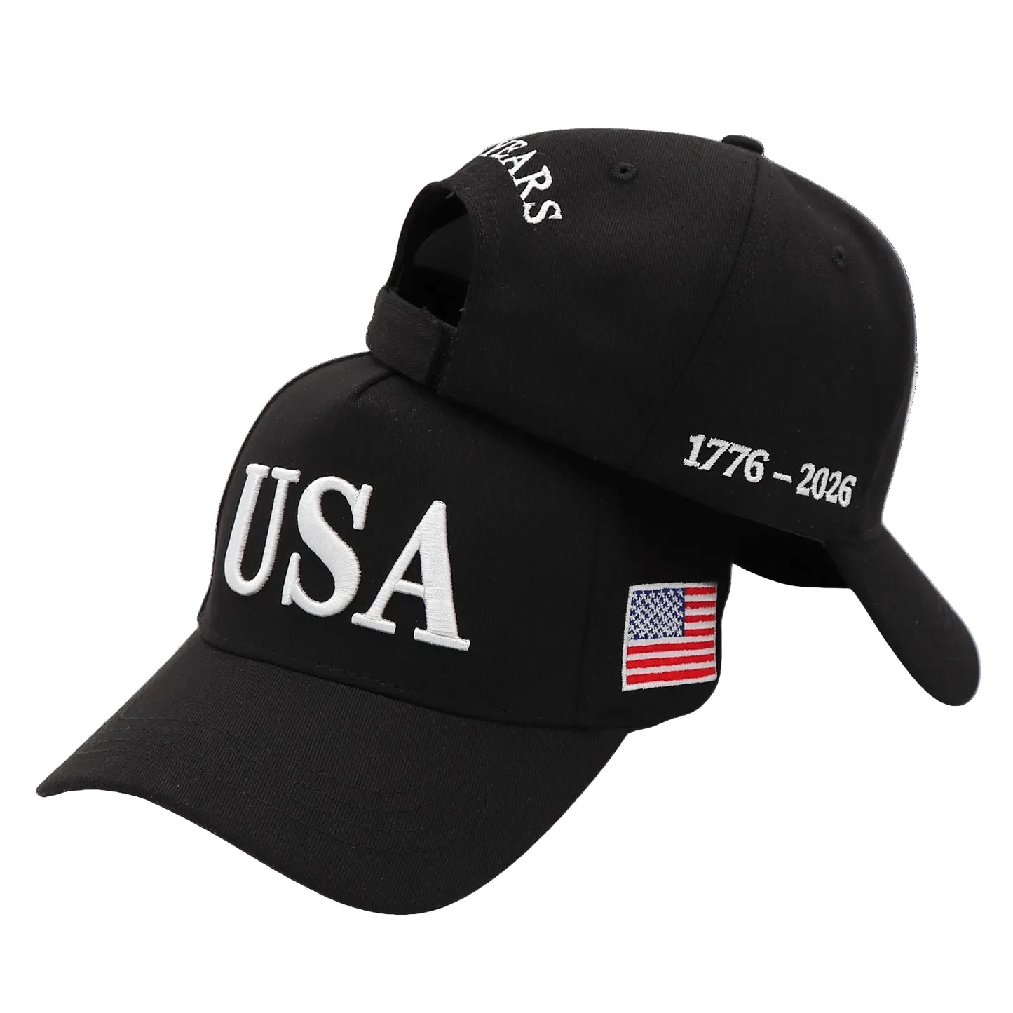 USA 250th Anniversary Hat (1776–2026) — Embroidered Semiquincentennial Cap