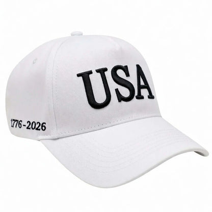 USA 250th Anniversary Hat (1776–2026) — Embroidered Semiquincentennial Cap