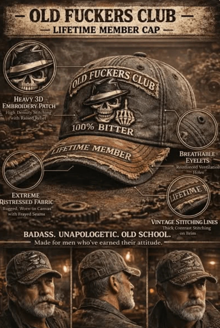 🎉New Year Flash Sale 60% OFF✨Retro Old Man Club Casual Hat