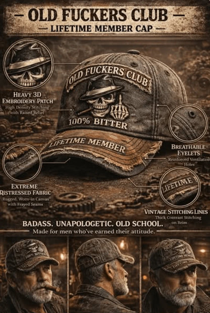 🎉New Year Flash Sale 60% OFF✨Retro Old Man Club Casual Hat