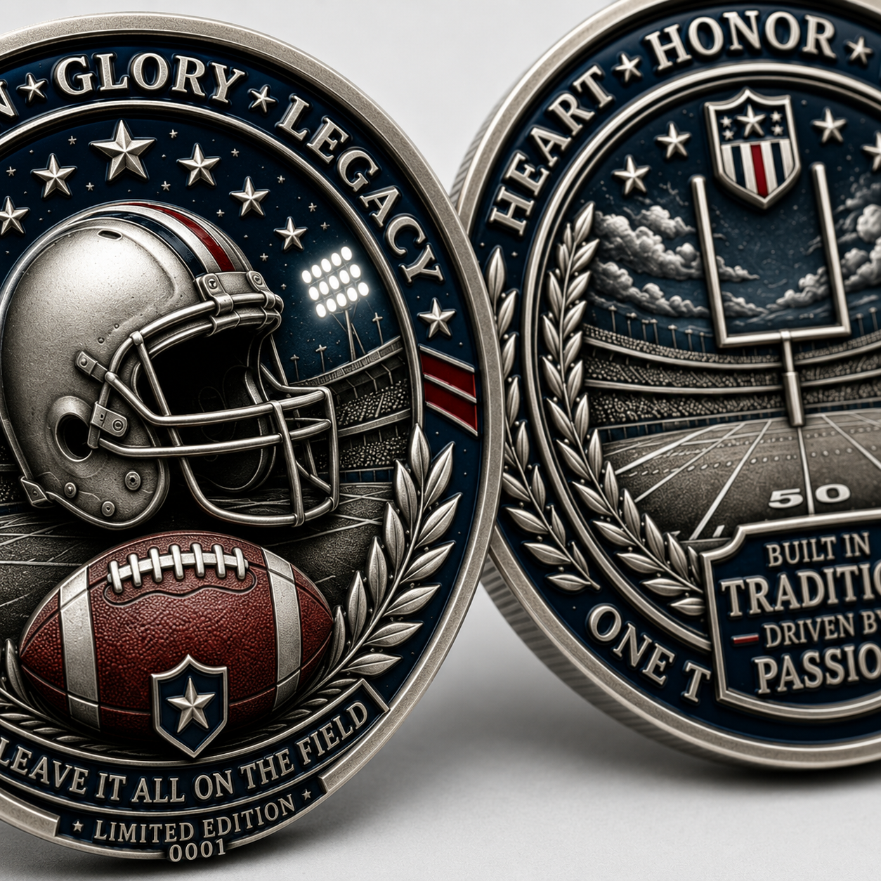 🔥Last Day 50% OFF🔥Own the Spirit of the Gridiron — A Collector Coin Made for True American Football Fans