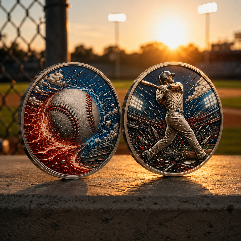 🔥 Limited Edition Baseball Collector Coin – Celebrate Every Swing, Hit & Home Run⚾ image 4