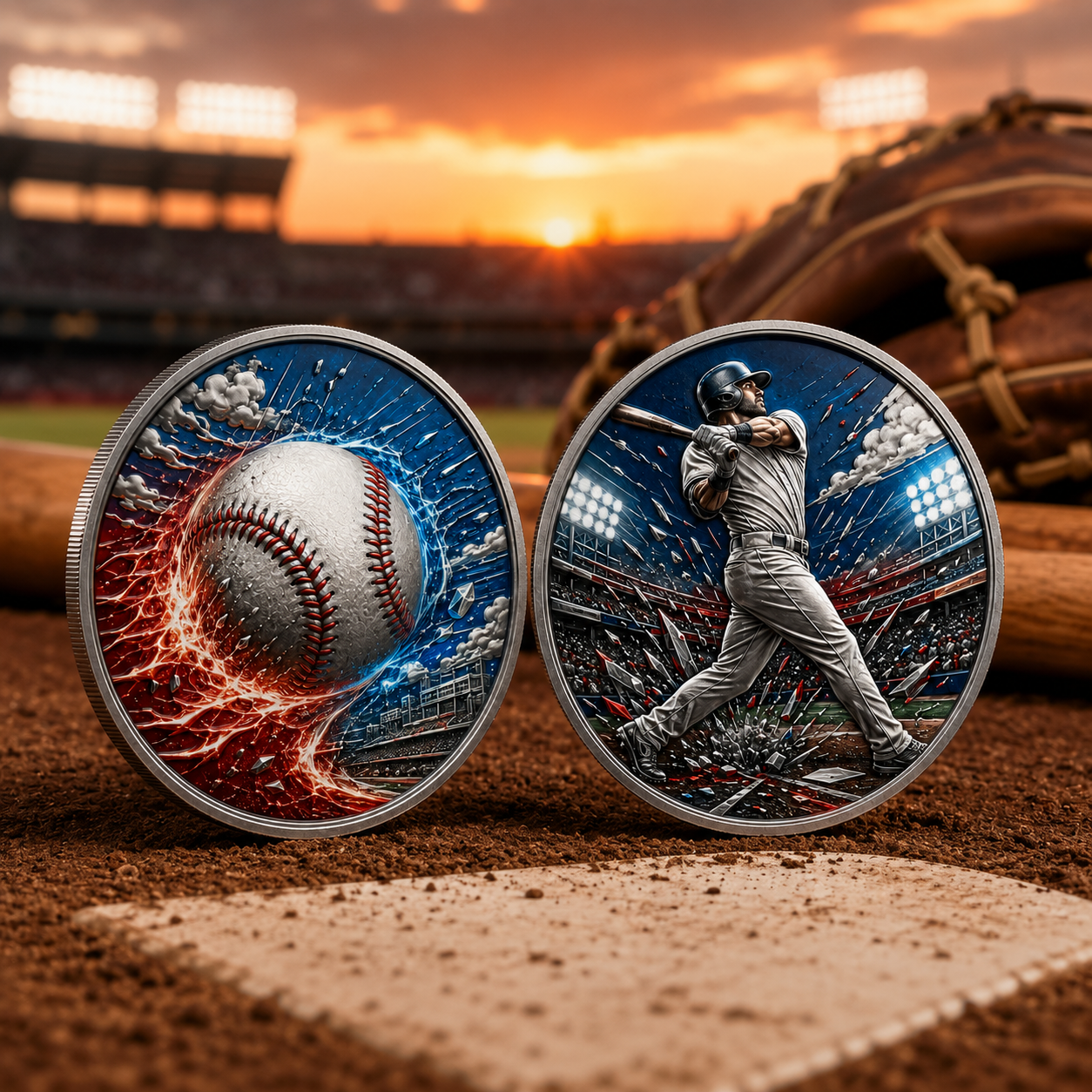 🔥 Limited Edition Baseball Collector Coin – Celebrate Every Swing, Hit & Home Run⚾
