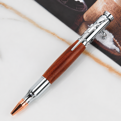 🖊100% Handmade Bolt Action Wooden Bullet Pen