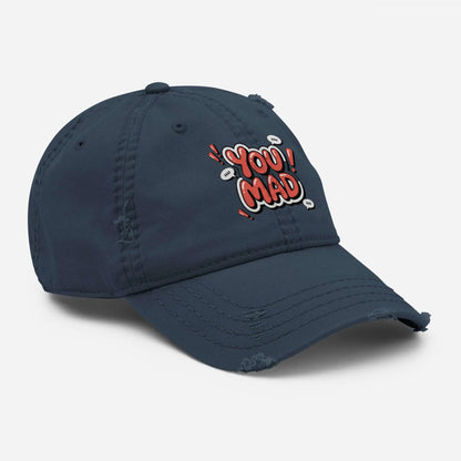 DUO MODERN "You Mad" Distressed Cap
