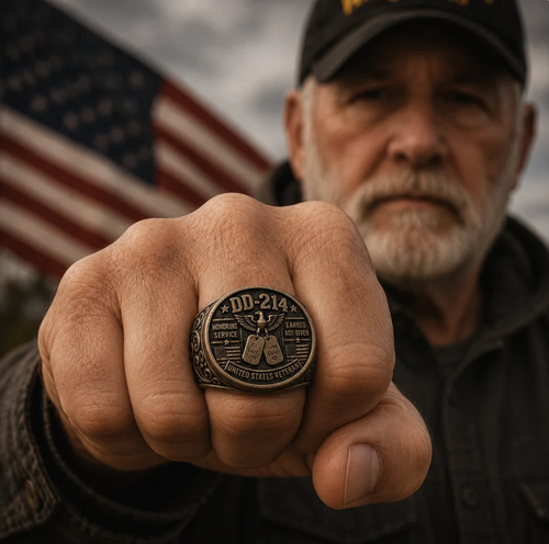 🎖️ DD-214 Veteran Honor Ring — "All Gave Some & Some Gave All"