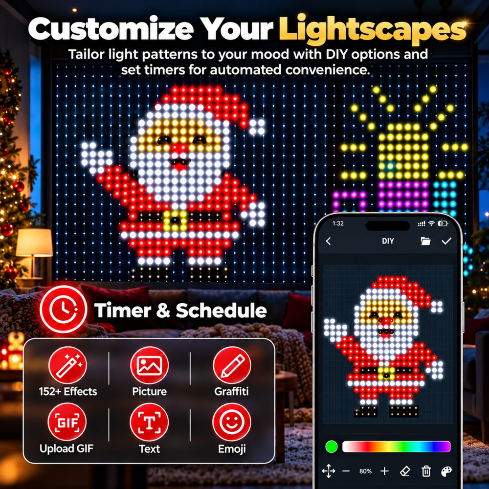 TopSpire®Smart Animated Christmas Lights