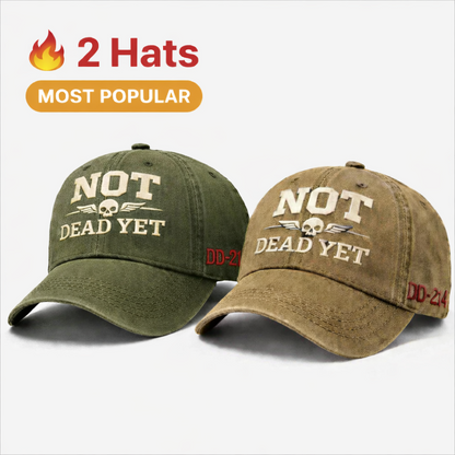 🪂✈️U.S. NOT DEAD YET Veteran Dad Hat