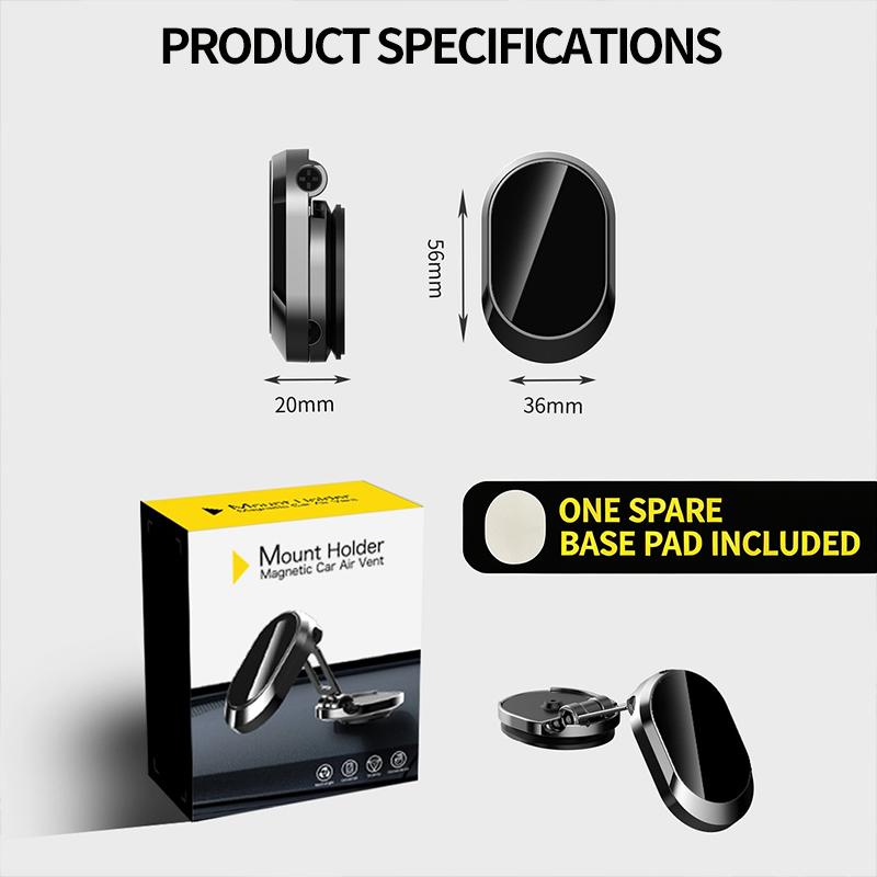 🚗TopSpire® Foldable Metal Magnetic Car Cell Phone Holder