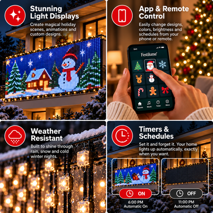 TopSpire®Smart Animated Christmas Lights