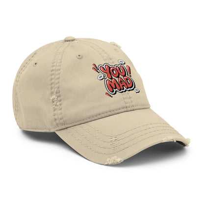 DUO MODERN "You Mad" Distressed Cap