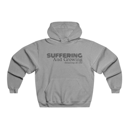 Suffering and Growing Hooded Sweatshirt — Inspirational Mental Health Hoodie