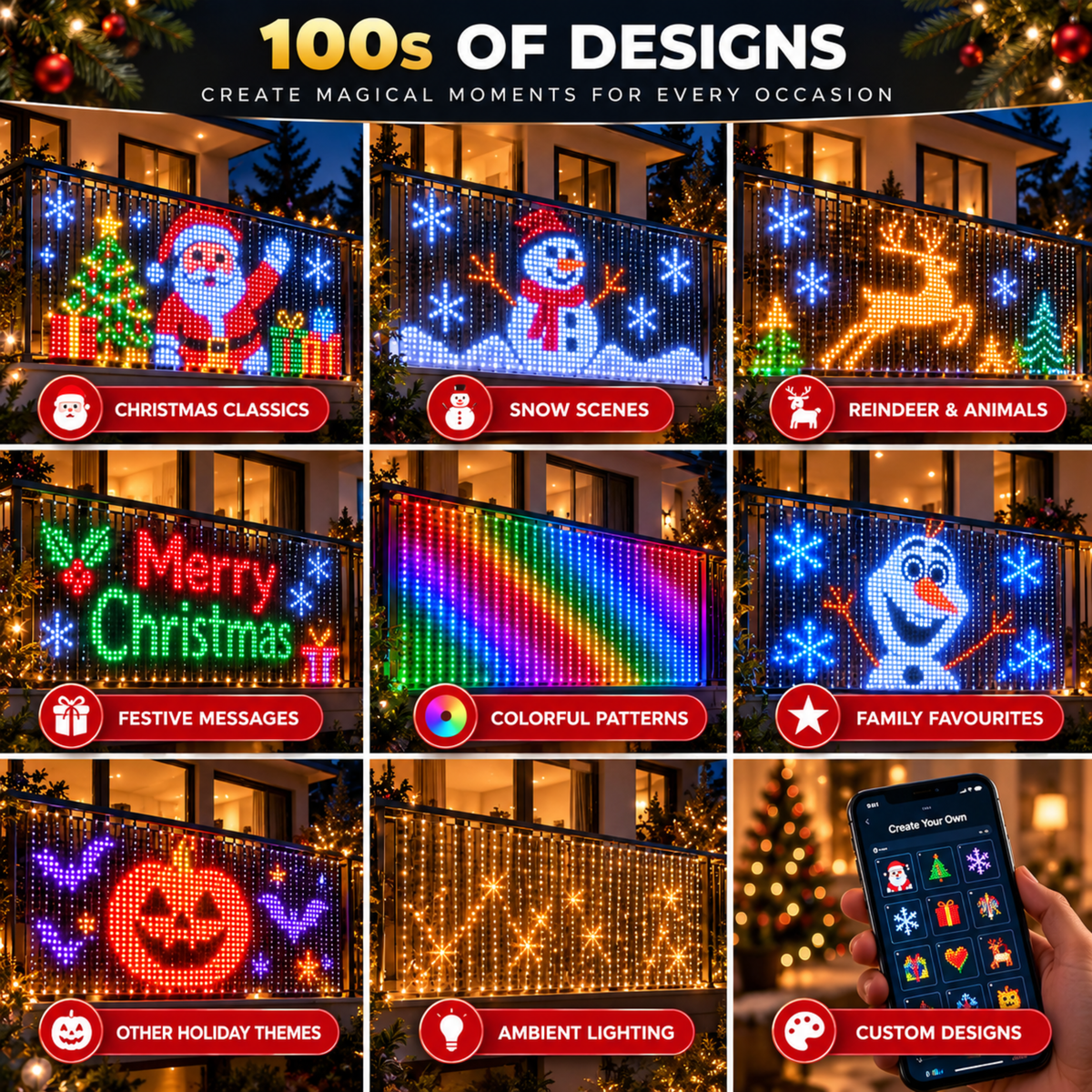 TopSpire®Smart Animated Christmas Lights