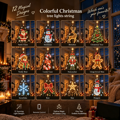 💥TopSpire® Upgrade Your Tree With Animated Christmas Magic!🎅✨Lighted Tree Pro - Smart DIY App-Controlled LED Christmas Tree Lights with Custom Holiday Patterns