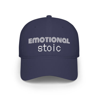 Emotional Stoic Baseball Cap – Minimalist Mental Health Statement Hat