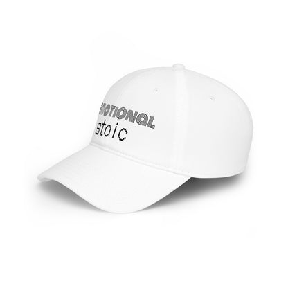 Emotional Stoic Baseball Cap – Minimalist Mental Health Statement Hat