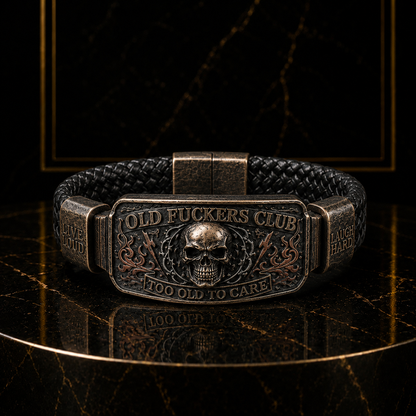 Old F*ckers Club Lifetime Member Double-Sided Collector Bracelet