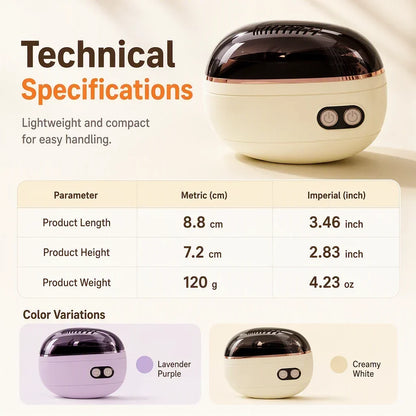A🔥Last Day 50% OFF -✂️ 2-in-1 Smart Electric Nail Clipper & Polisher – Anti-Pinch Safety & LED Light 💅