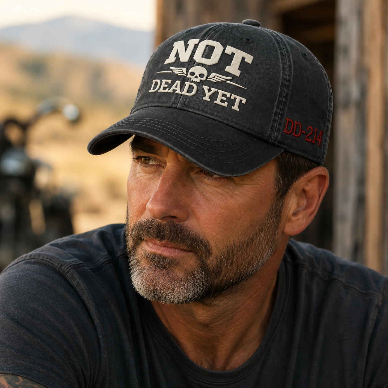 🪂✈️U.S. NOT DEAD YET Veteran Dad Hat
