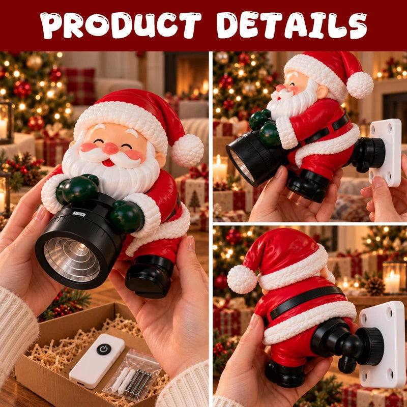 🎅TopSpire® Santa Welcome Projector – Christmas Greeting Light with Remote & Adjustable Angle