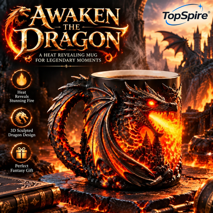 🔥 Last Day 50% OFF 🐉TopSpire® Dragonfire Heat-Reveal Magic Mug 🔥
