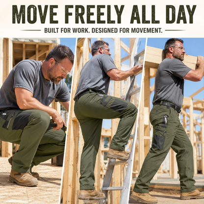 🔥 20,000+ Sold | Men's FR Tactical Work Pants – Flame-Resistant, Tougher Than Jeans 💪