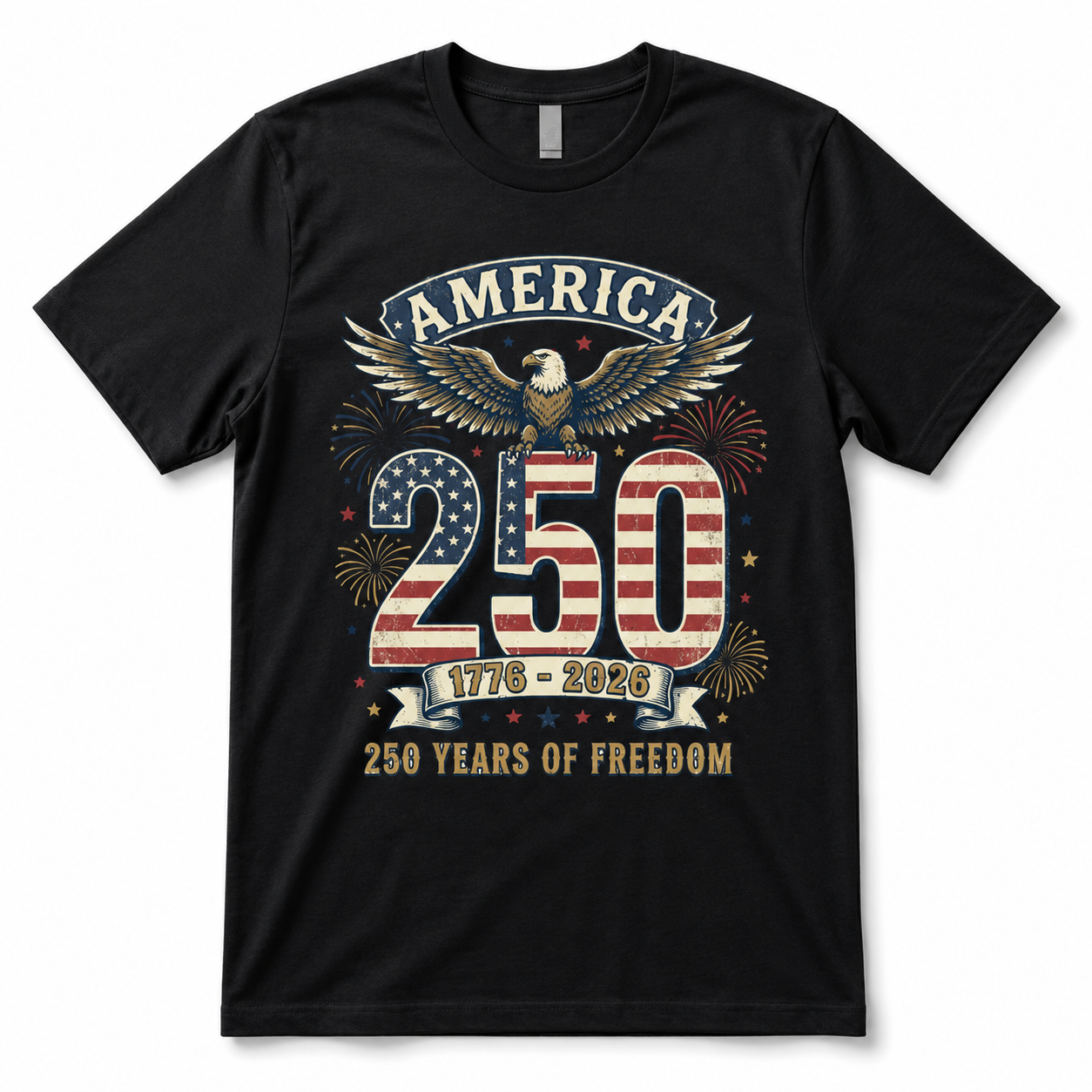 America 250 T-shirt lifestyle image