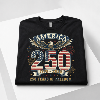 America 250th Anniversary Freedom Eagle T-Shirt