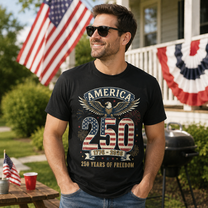 America 250th Anniversary Freedom Eagle T-Shirt