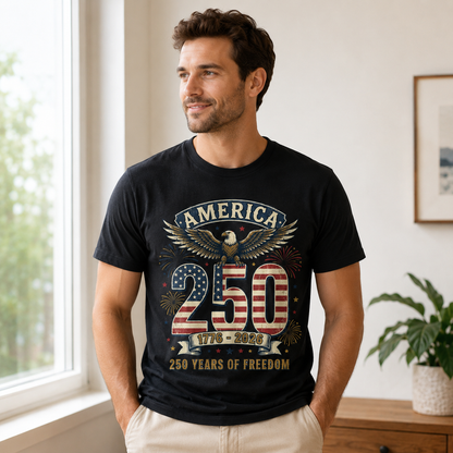 America 250th Anniversary Freedom Eagle T-Shirt