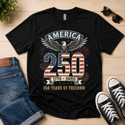 America 250th Anniversary Freedom Eagle T-Shirt