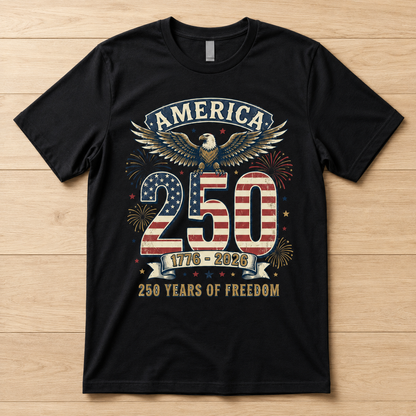 America 250th Anniversary Freedom Eagle T-Shirt