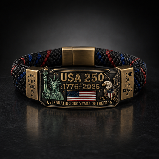 🔥Last Day 49% OFF🦅USA 250TM Freedom Legacy Bracelet (1776–2026)