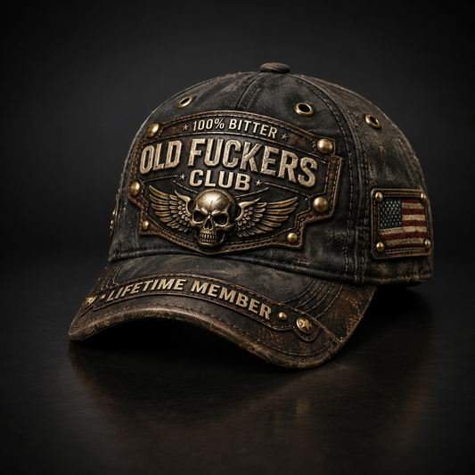 🔥Last Day 50% OFF - Old F*ckers Club Vintage Baseball Cap