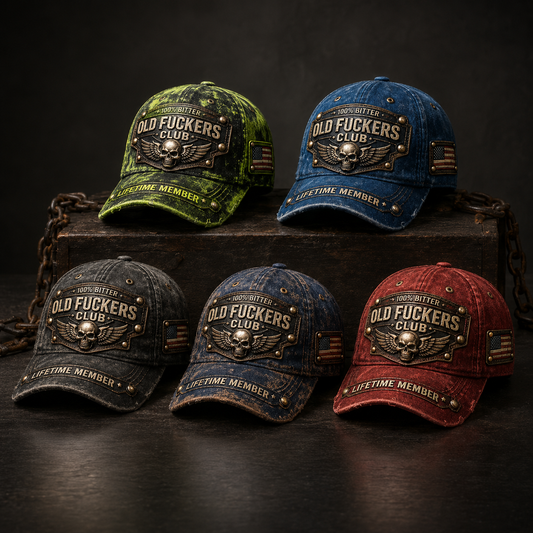 🔥Last Day 50% OFF - Old Guys Club Vintage Baseball Cap