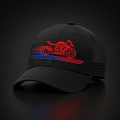 Speed Racer Moto Baseball Cap