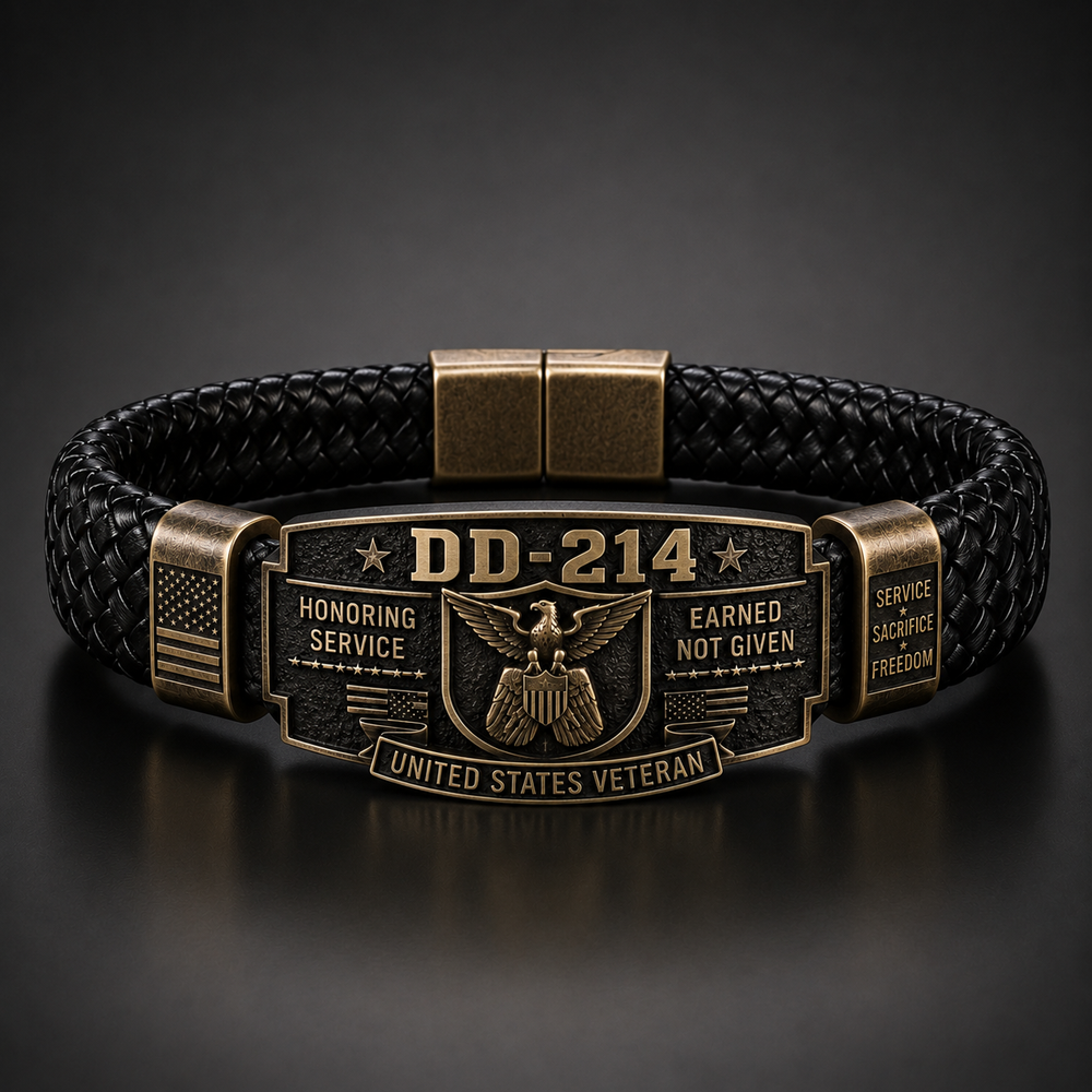 DD-214 Veteran Honor Bracelet - Only 17 Left
