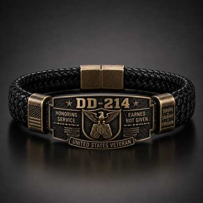 DD-214 Veteran Honor Bracelet - Only 17 Left